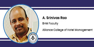 Alliance College of Hotel Management BHM Faculty: Mr A. Srinivas Rao interview
